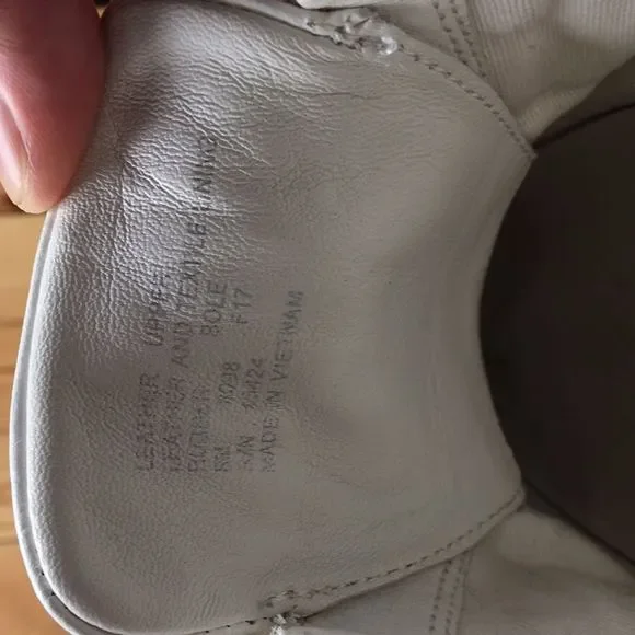 Tory Burch Sport Shoes Women Sz 8 Leather White Straps Sneaker Athletic 0565 - Picture 11 of 13